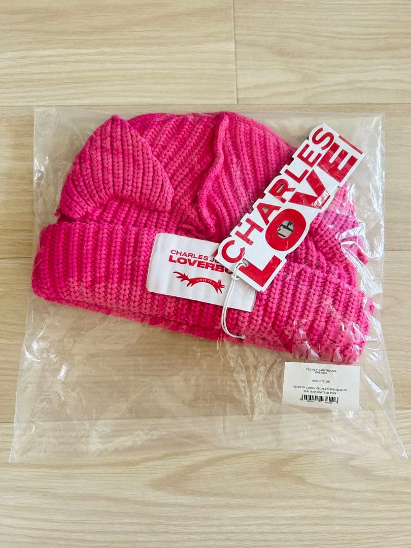 Charles Jeffrey LOVERBOY ニット帽 PINK【男女兼用】