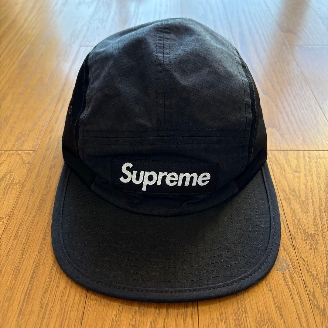 帽子 Supreme Waxed Ripstop Camp Cap Black