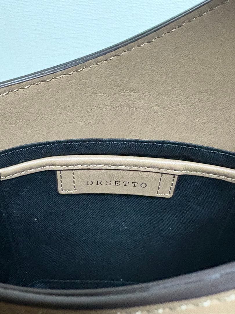 ORSETTO SLOPE ハンドバッグ　トープ