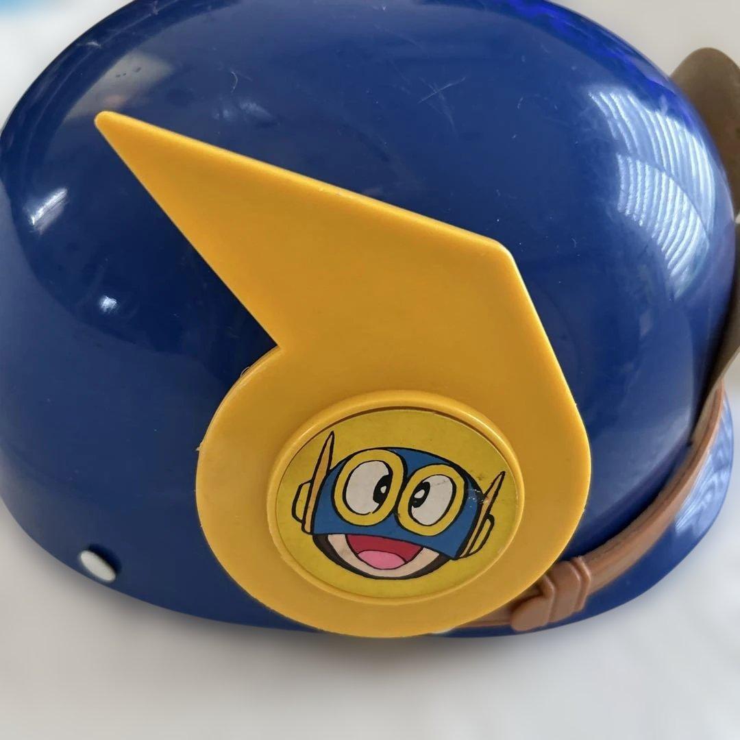 当時物　藤子不二雄　パーマン一号　ヘルメット 青