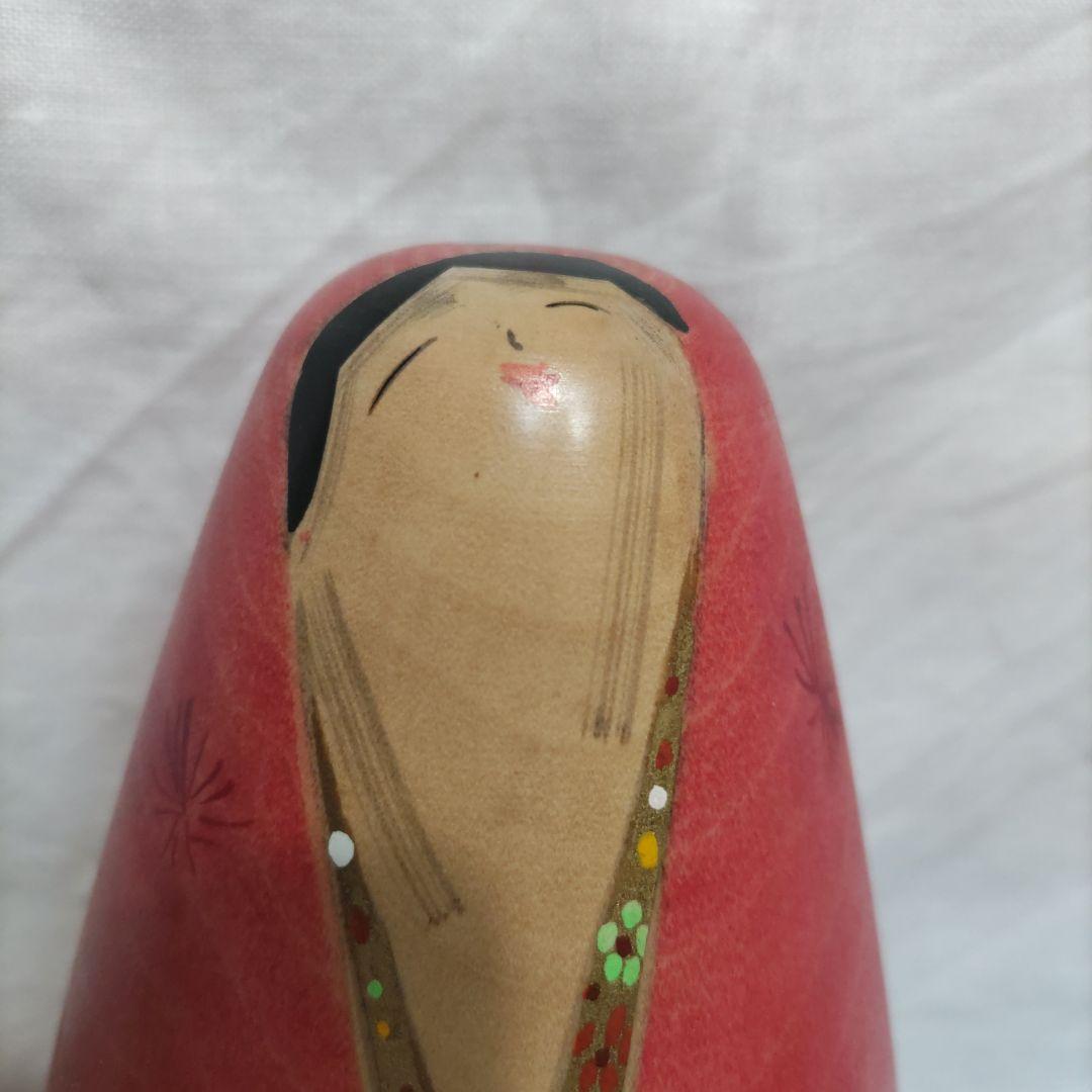 弥治郎系(新型)こけし　高橋はしめ工人　梅衣