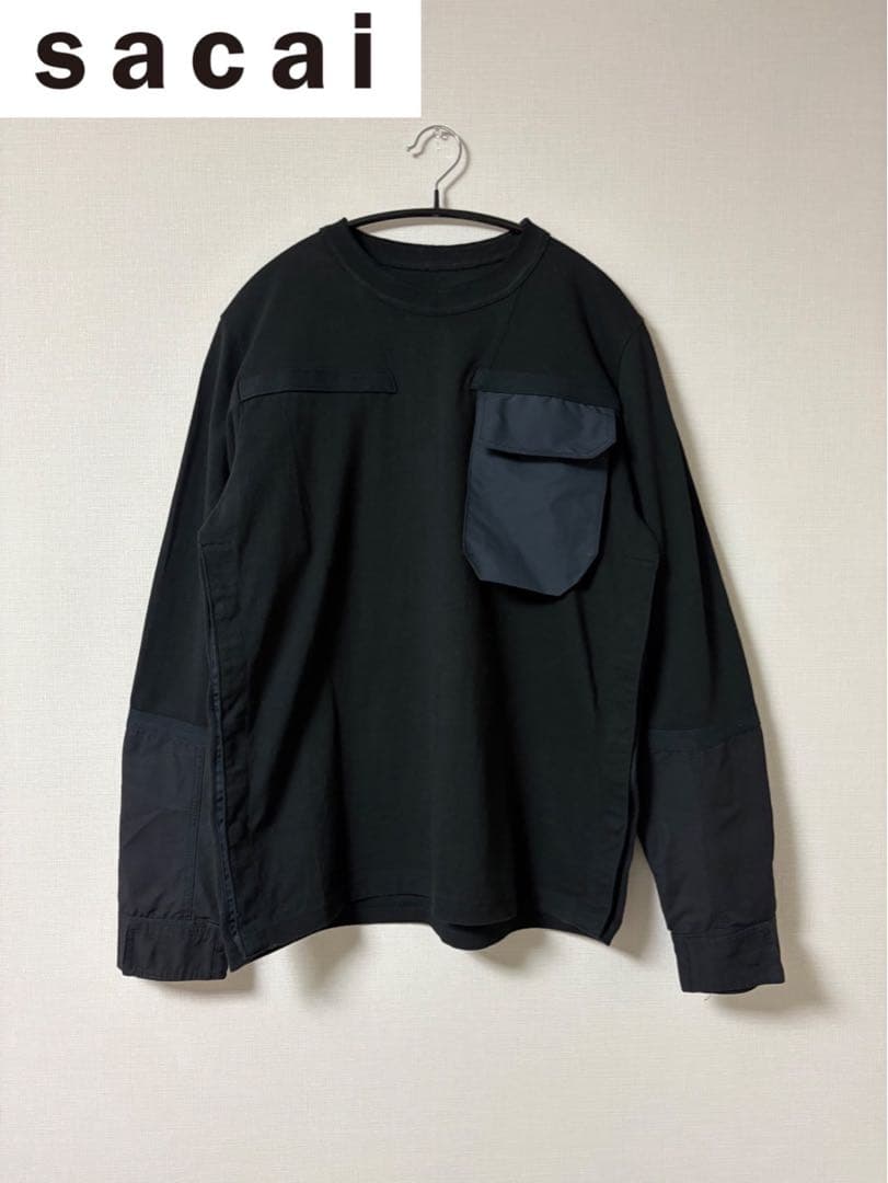sacai 2022SS SPORTS MIX L/S T-SHIRT サイズ1