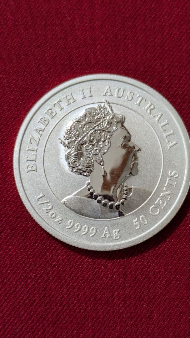 サ*ァ様 2021 オーストラリア　干支：丑年 50セント銀貨
