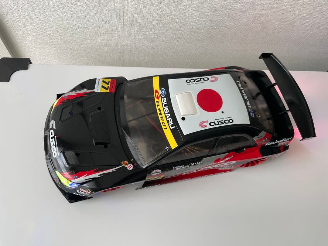 GW中で販売終了 スバルインプレッサ　クスコ(絶版品)ボディのみ　タミヤLED付