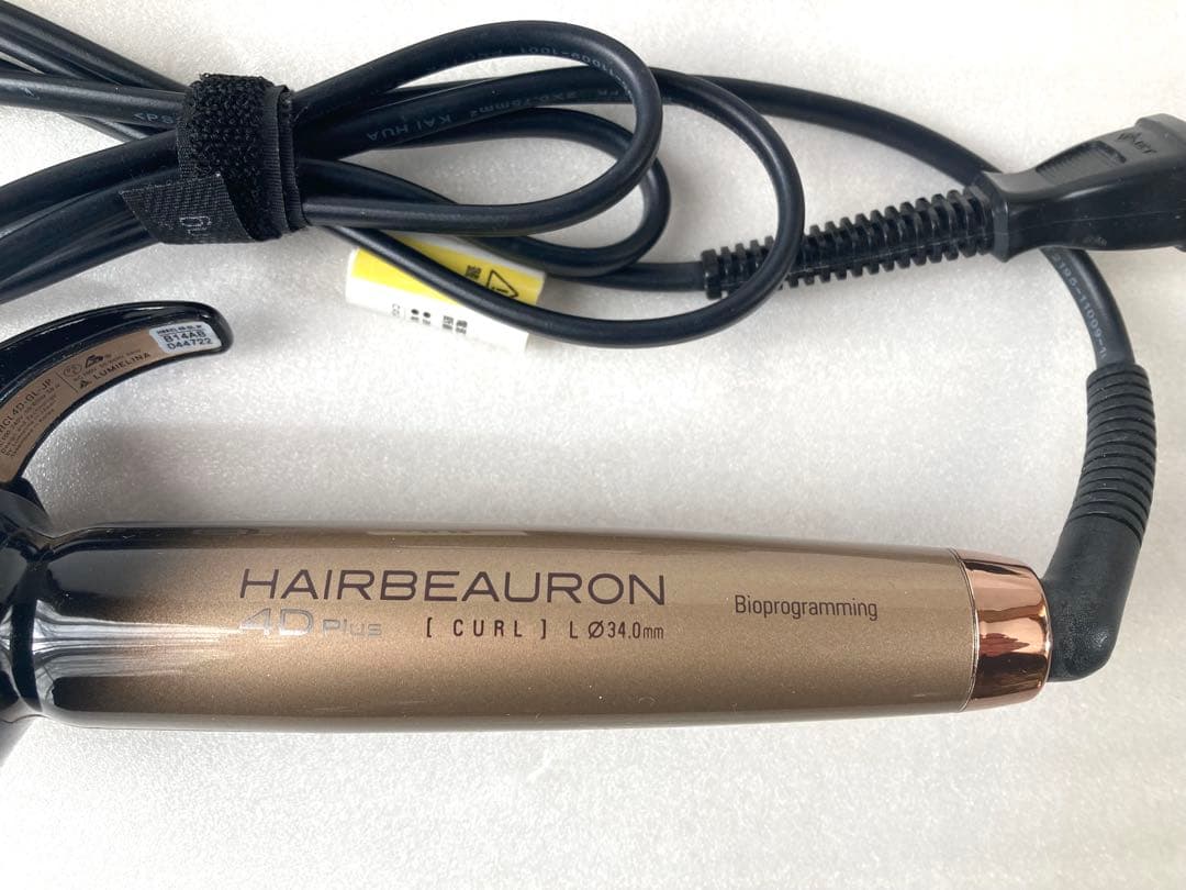 HAIRBEAURON 4D Plus カールヘアアイロン 34mm