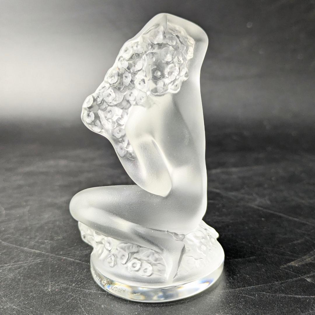 ラリック Floreal フロレアル フロスト ガラス フィギュリン 彫像