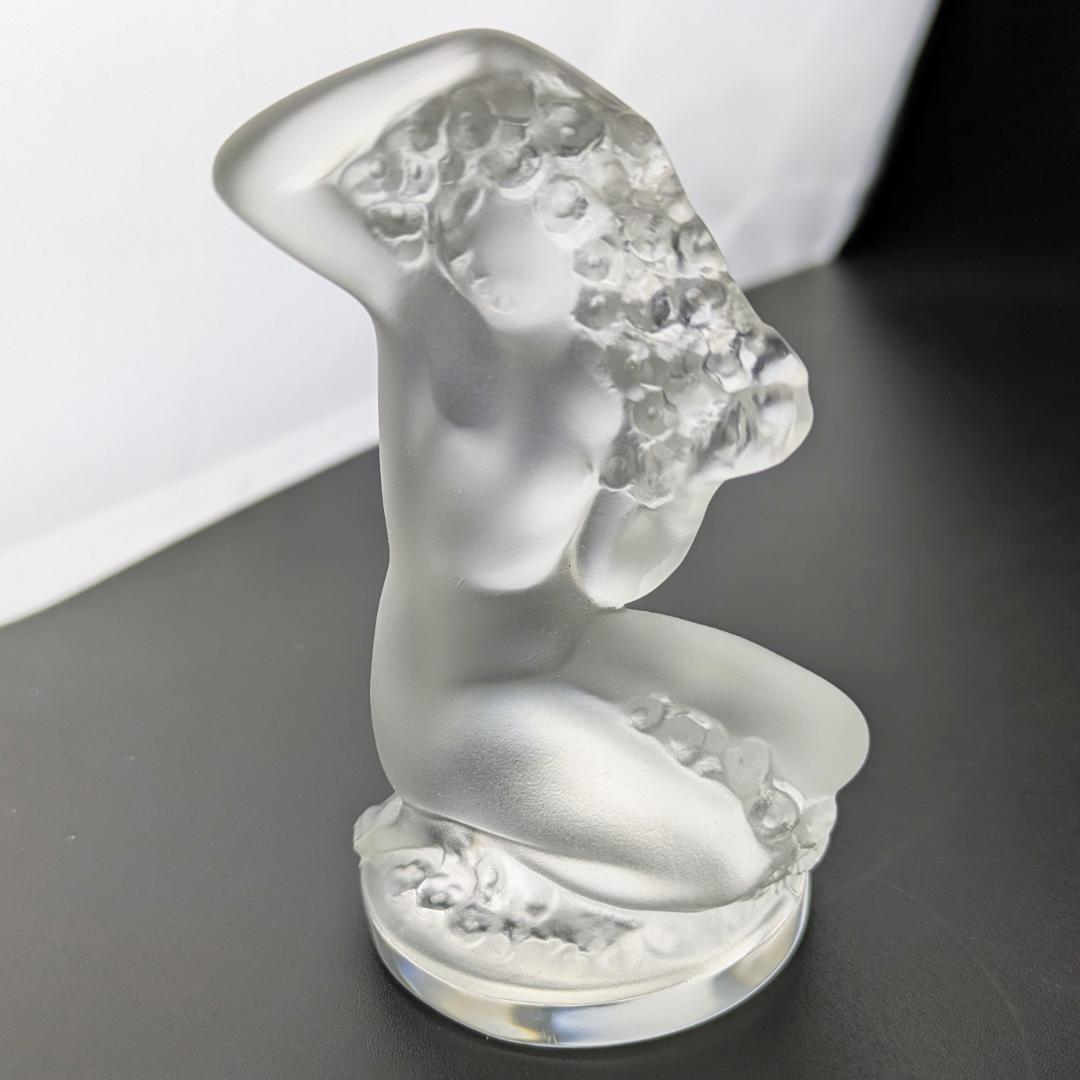 ラリック Floreal フロレアル フロスト ガラス フィギュリン 彫像