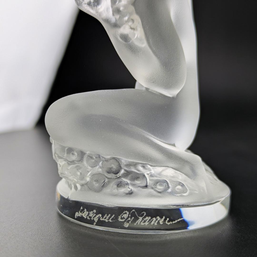 ラリック Floreal フロレアル フロスト ガラス フィギュリン 彫像