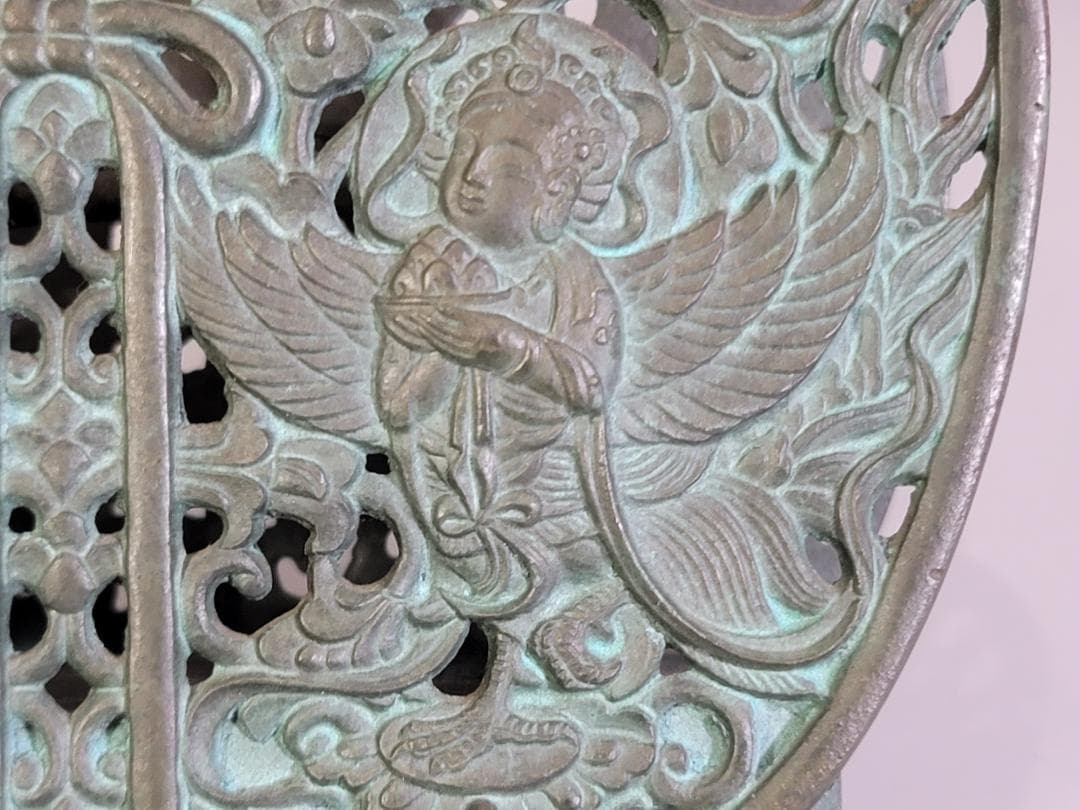 仏教美術 華鬘 引き出し付 経文立 珍品