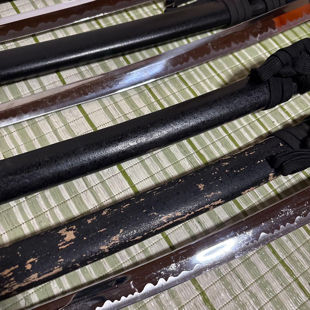 模造刀　模擬刀　武士　侍　伝統工芸　剣　ソード小太刀　鞘　鍔　大衆演劇　５本
