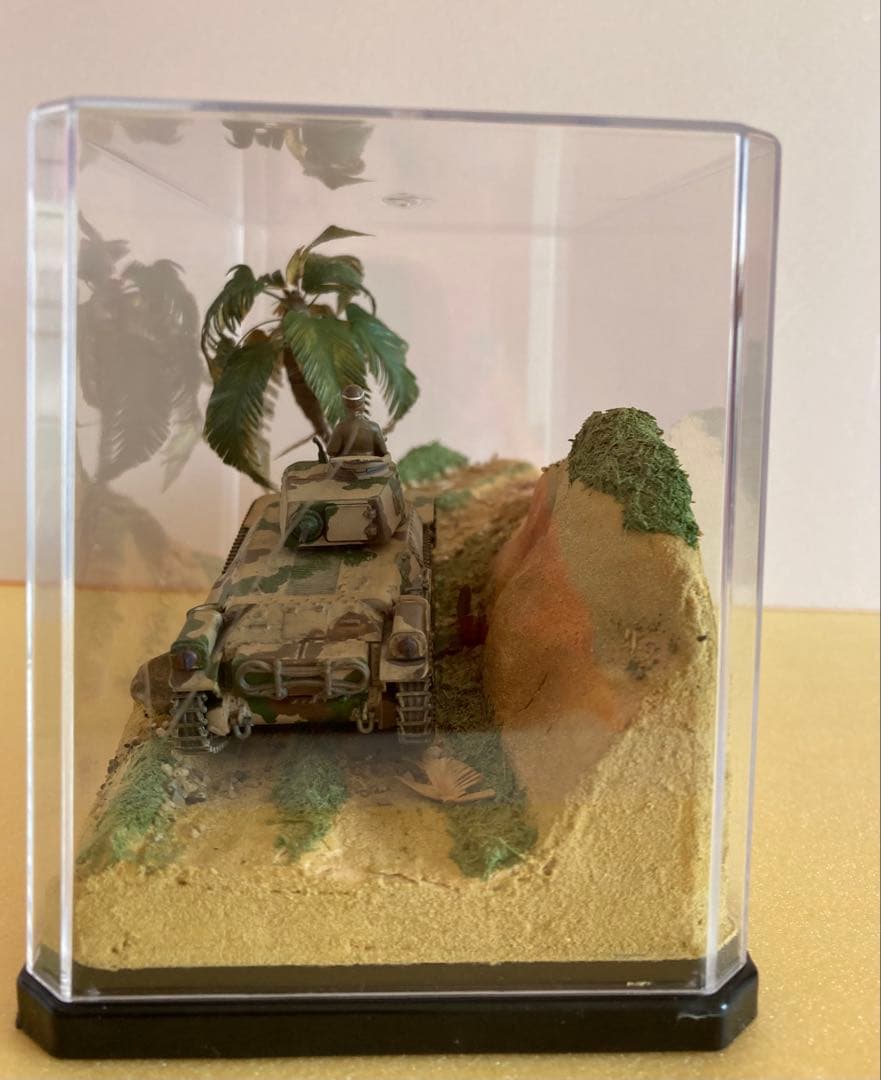 ジオラマ 1/76 日本陸軍97式中戦車改チハ