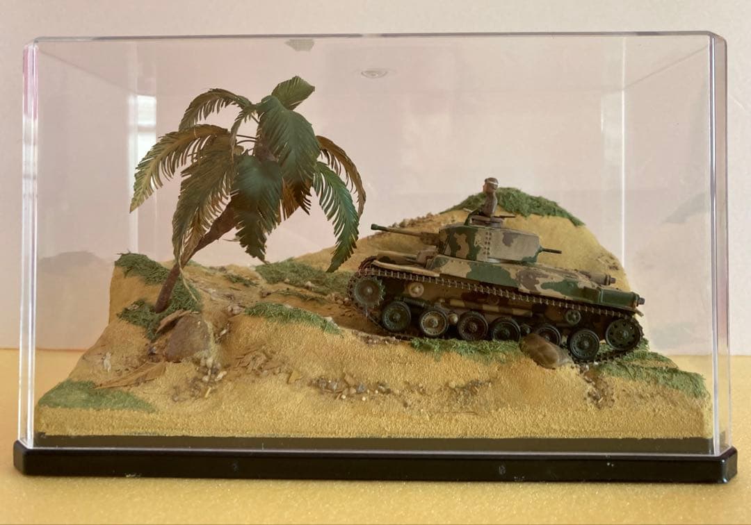ジオラマ 1/76 日本陸軍97式中戦車改チハ