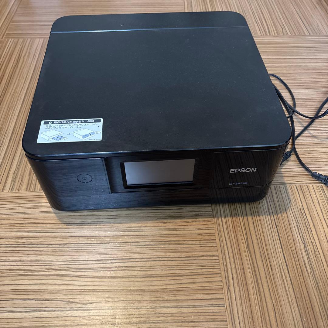 【詰替インク付】 EPSON EP-882AB インクジェットプリンター 本体