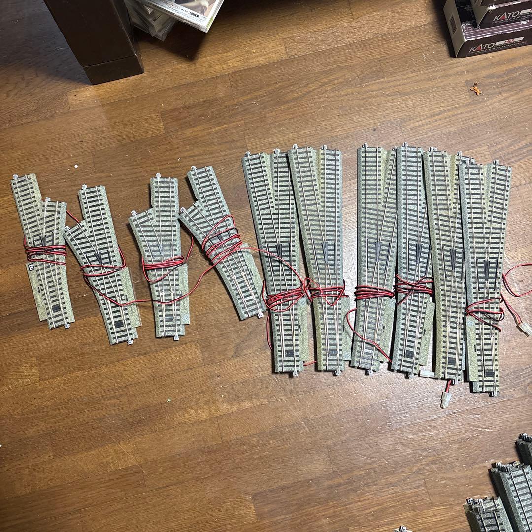 HOゲージレール 大量 配線付き