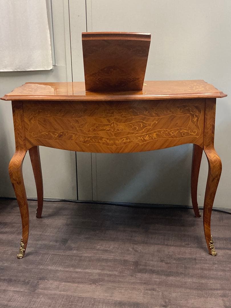 イタリア 最高級象嵌机 クラシック アンティーク エレガント マルコーニアルテ