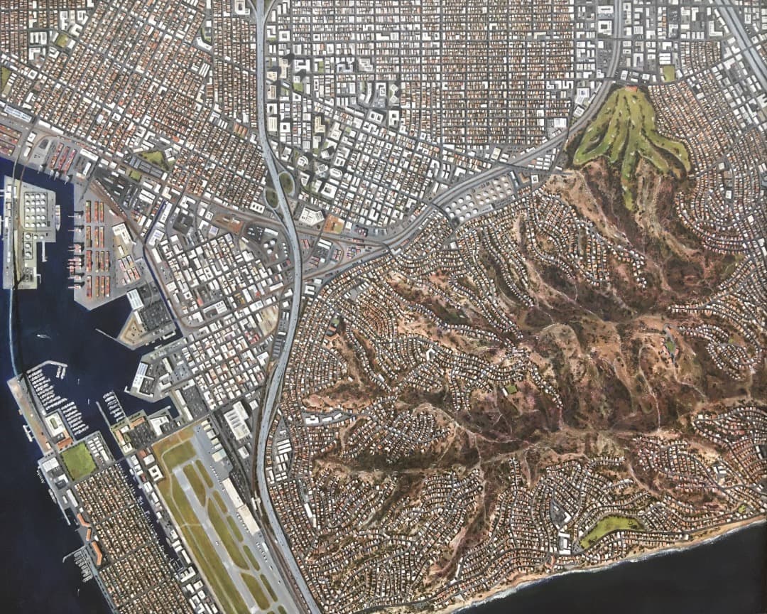 オリジナル絵画作品《Satellite Imagery No. 7》