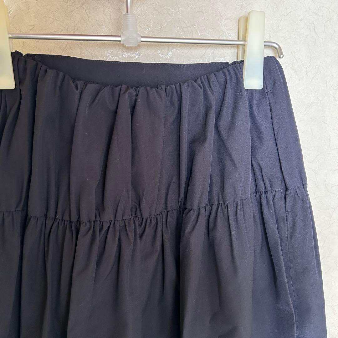 【新品未使用】2025AW ミナペルホネン　今季　スカート　40 ネイビー