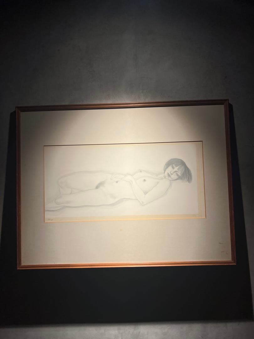 加山又造　【裸婦】　lithograph 限定95