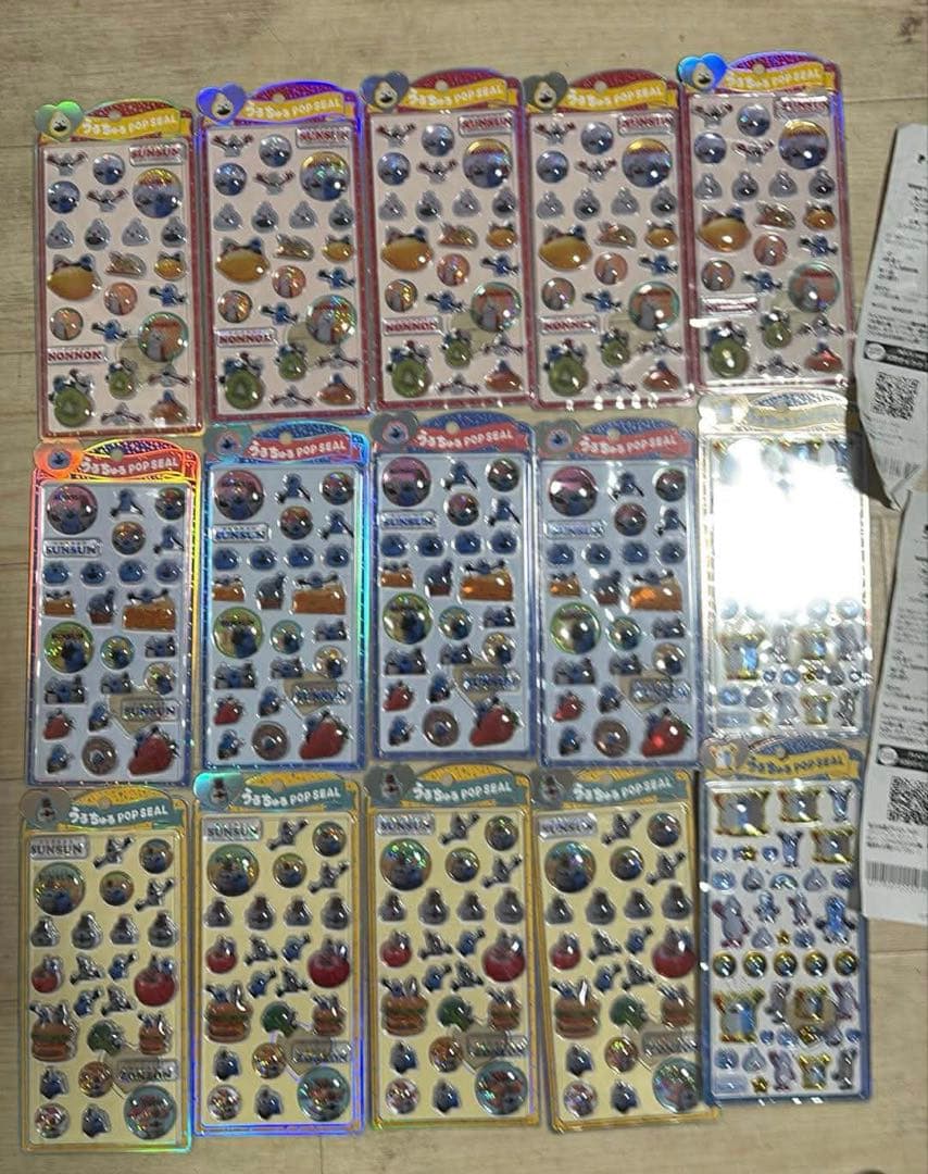 SUNSUNスンスン　うるちゅるポップシール16点セット