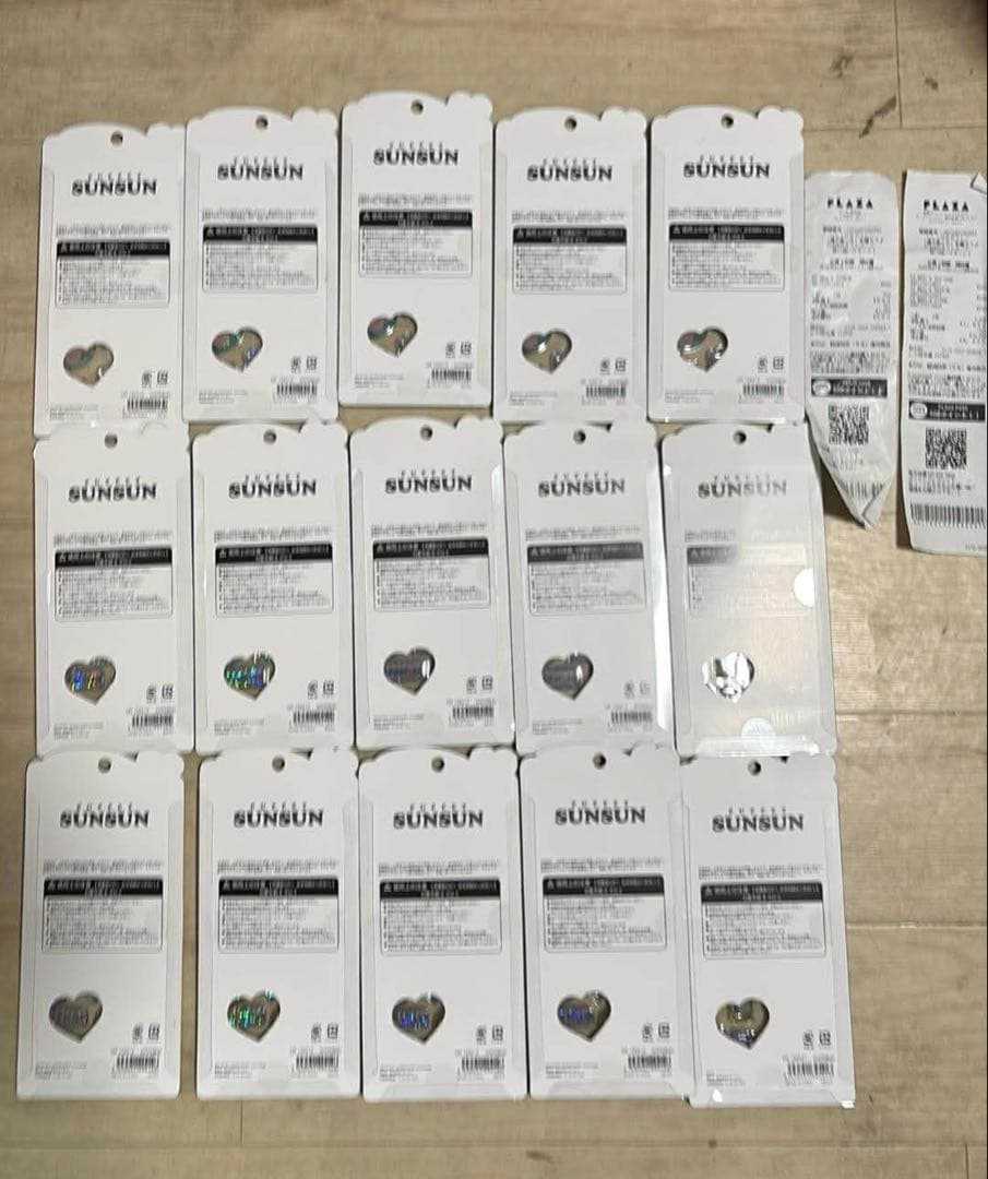 SUNSUNスンスン　うるちゅるポップシール16点セット