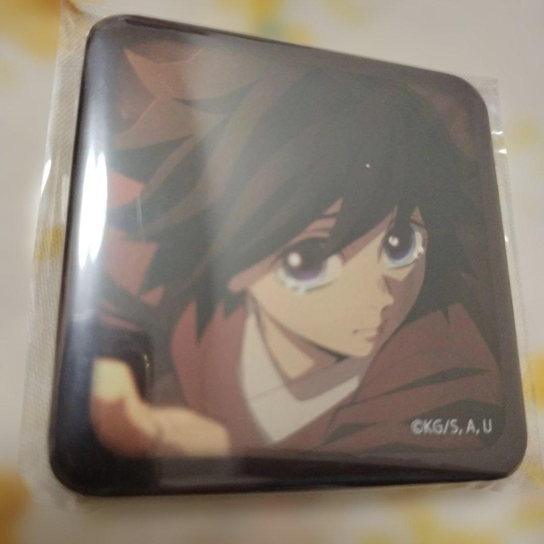 鬼滅の刃　冨岡義勇　スクエア缶バッジ