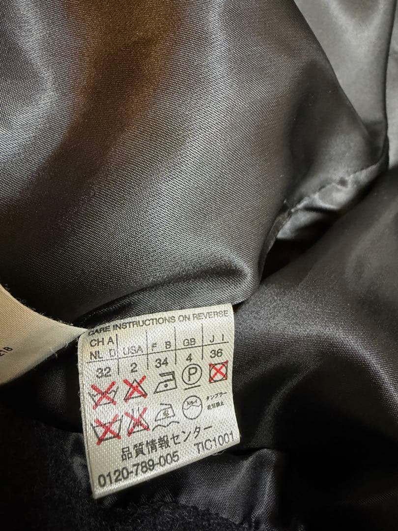 MaxMara ダークグレー コート サイズJI36