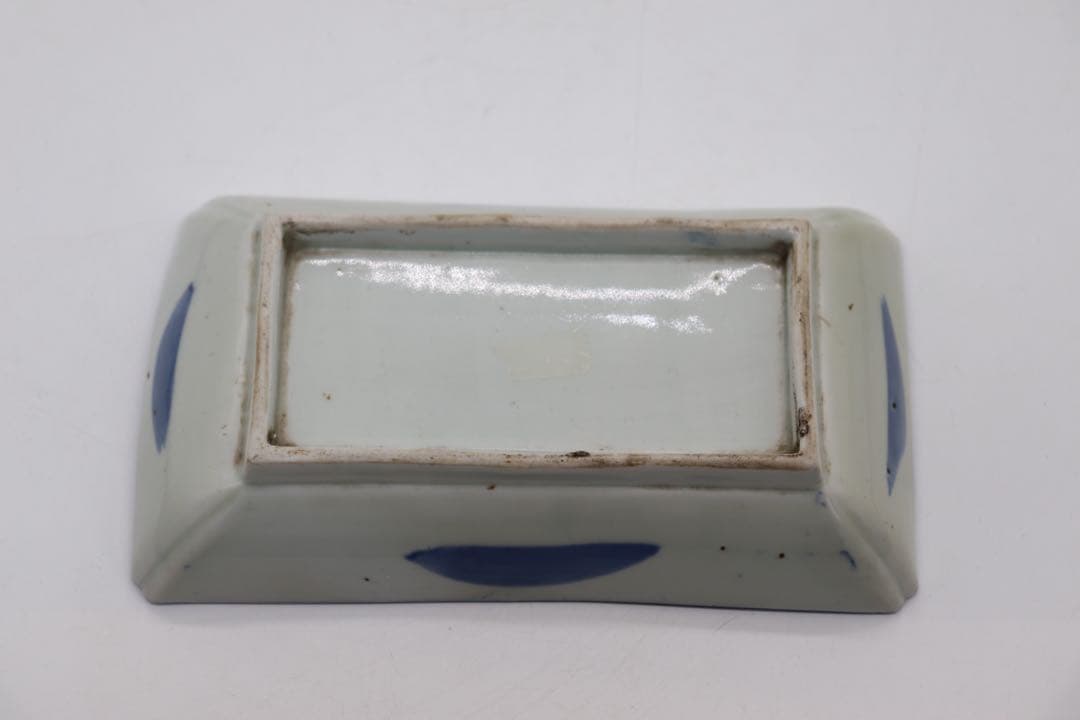 江戸　伊万里染付長皿2点　送料込み0325