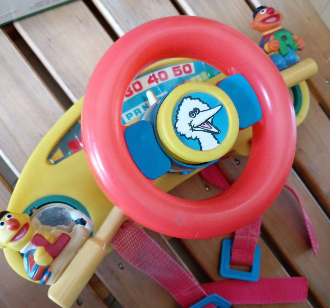 セサミストリート　ハンドル　車　ツクダオリジナル　当時物　ビンテージ