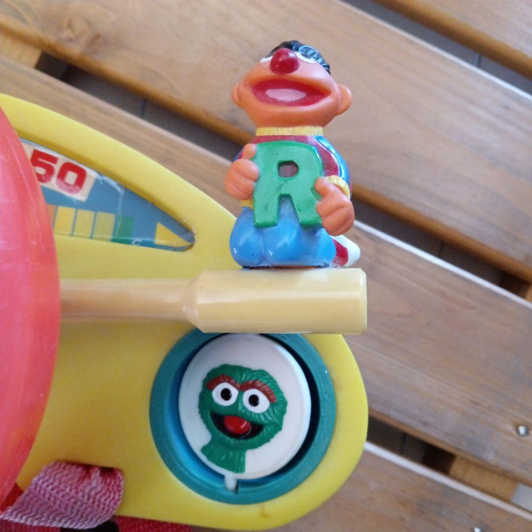 セサミストリート　ハンドル　車　ツクダオリジナル　当時物　ビンテージ