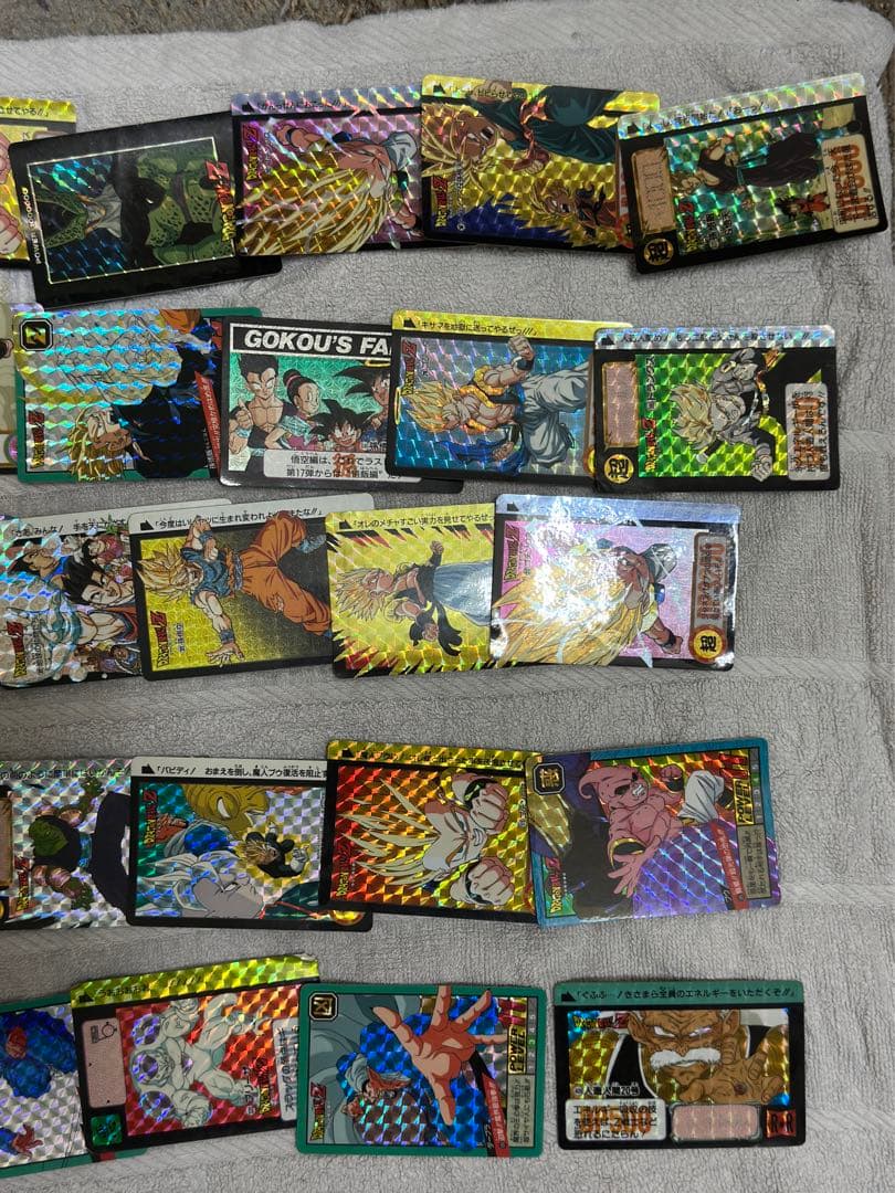 ドラゴンボールカードダス　キラ125枚　ノーマル60枚　ファイル付き