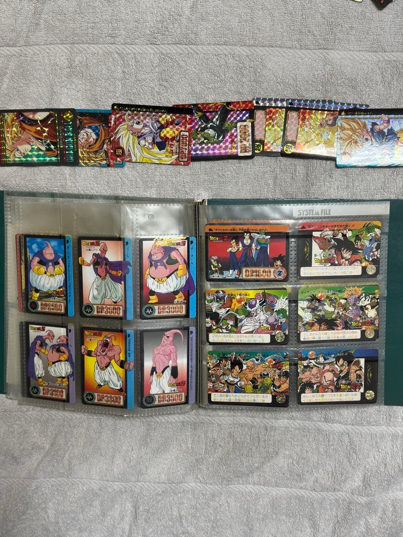 ドラゴンボールカードダス　キラ125枚　ノーマル60枚　ファイル付き