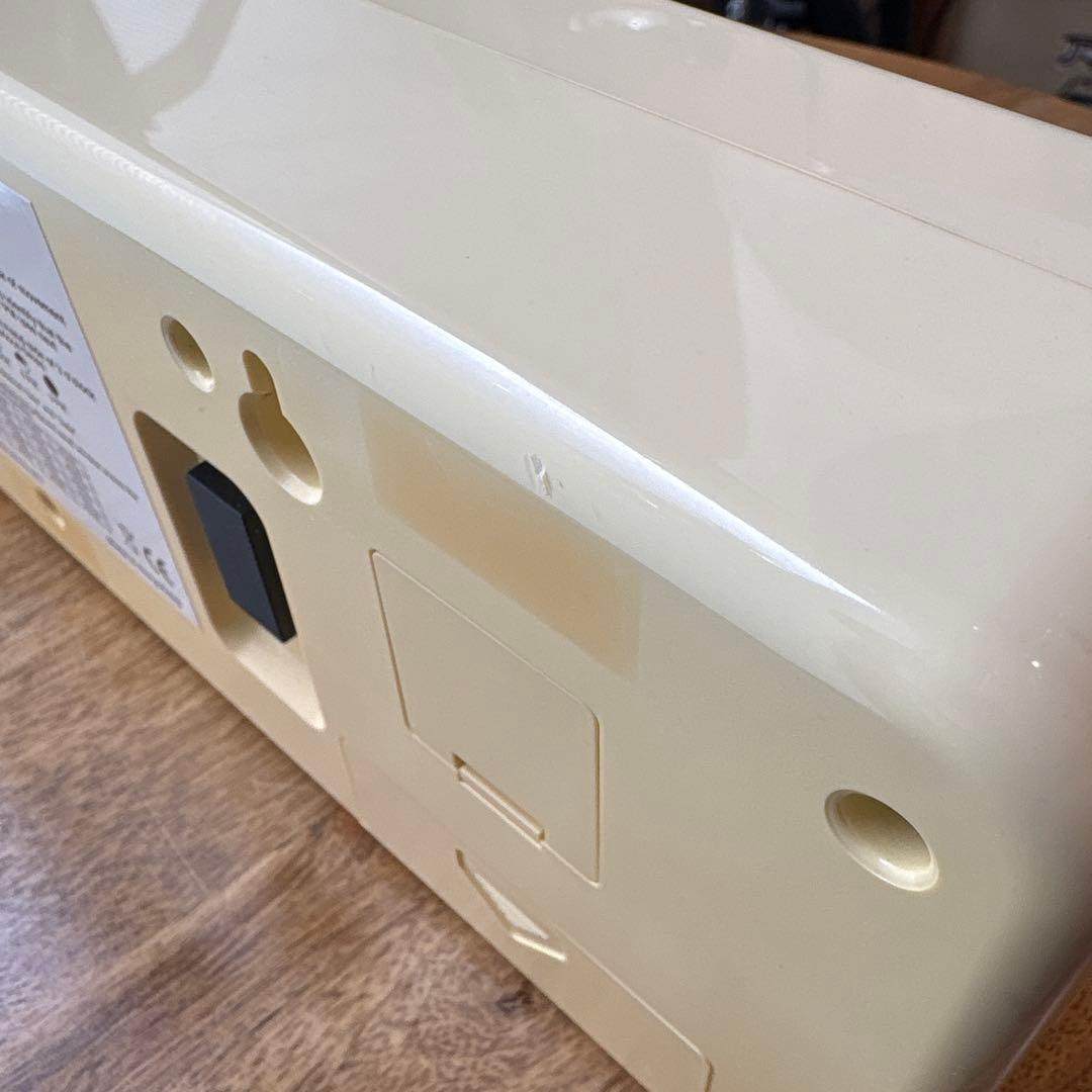 TWEMCO トゥエンコ 置き掛け兼用時計 BQ-38 ホワイト