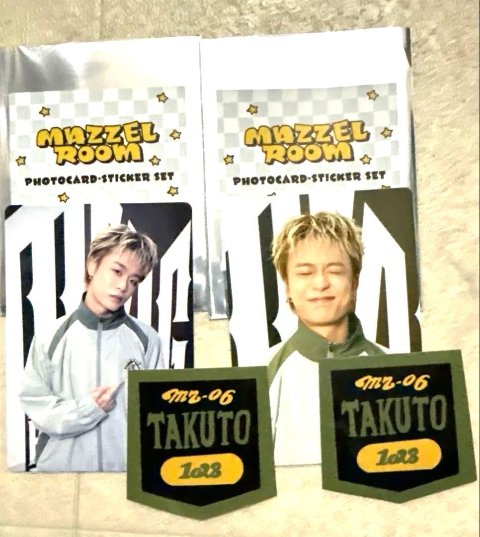 MAZZEL まぜべや フォトカード　ステッカーセット　タクト2枚セット