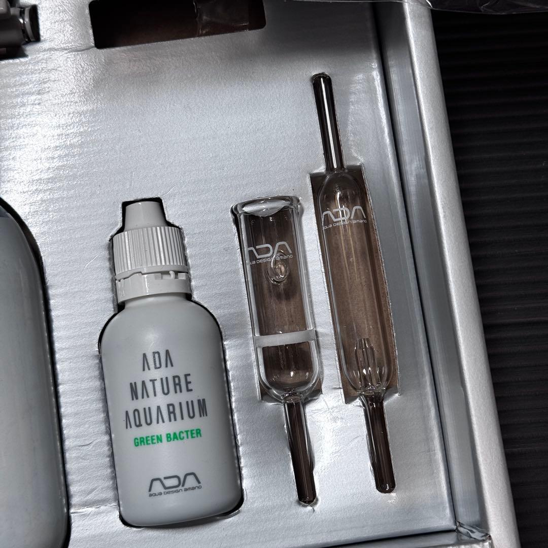 ADA CO2レギュレーター ボールバルブ グラスカウンター パレングラス