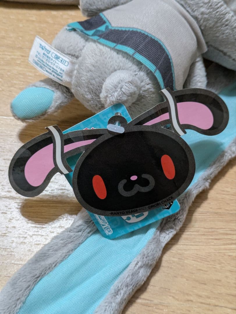 チャックスGP 初音ミク型 汎用うさぎ 着衣パスケース