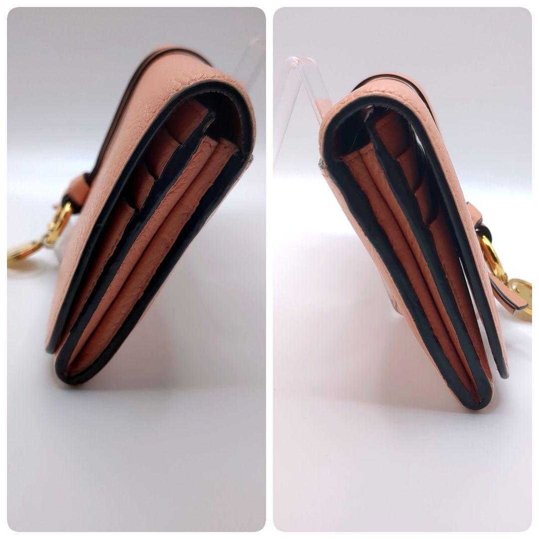 専用美品✨クロエ Chloe 長財布 レザー ピンク ゴールド金具