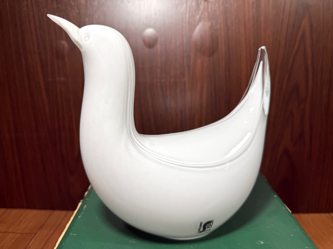 イタリア seguso セグソ ムラーノガラス ヴェネチアングラス 鳥