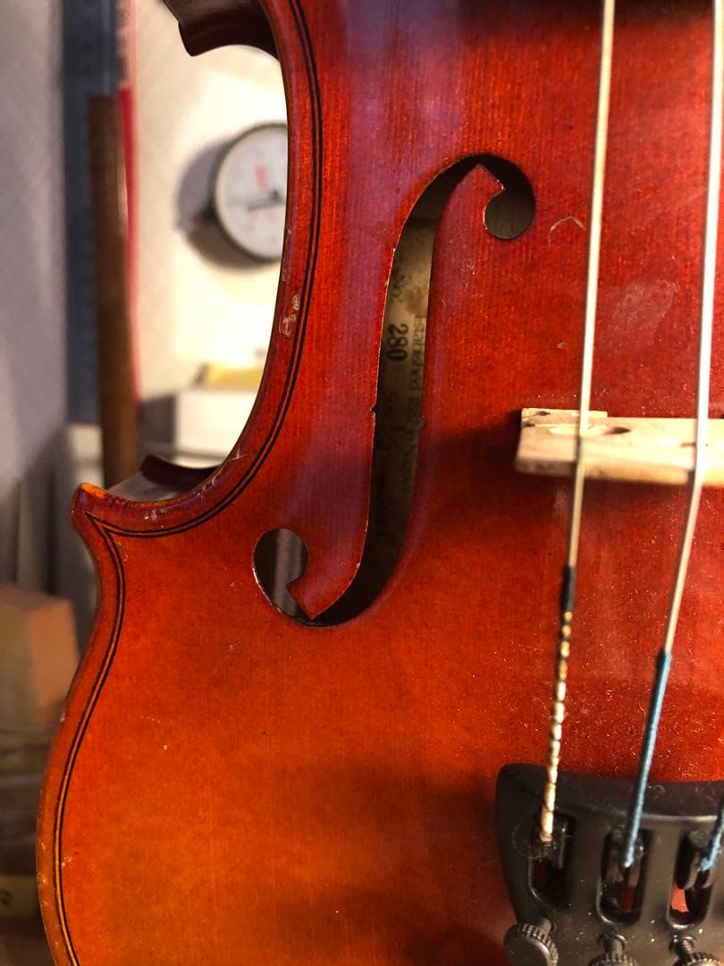 【駒&魂柱調整済】Suzuki分数バイオリンNo280 1/4 1994