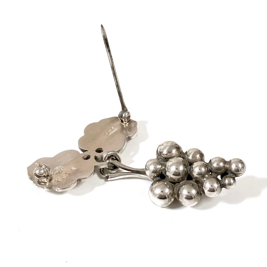 ジョージジェンセン ブローチ 217A ムーンライトグレープ 925 シルバー