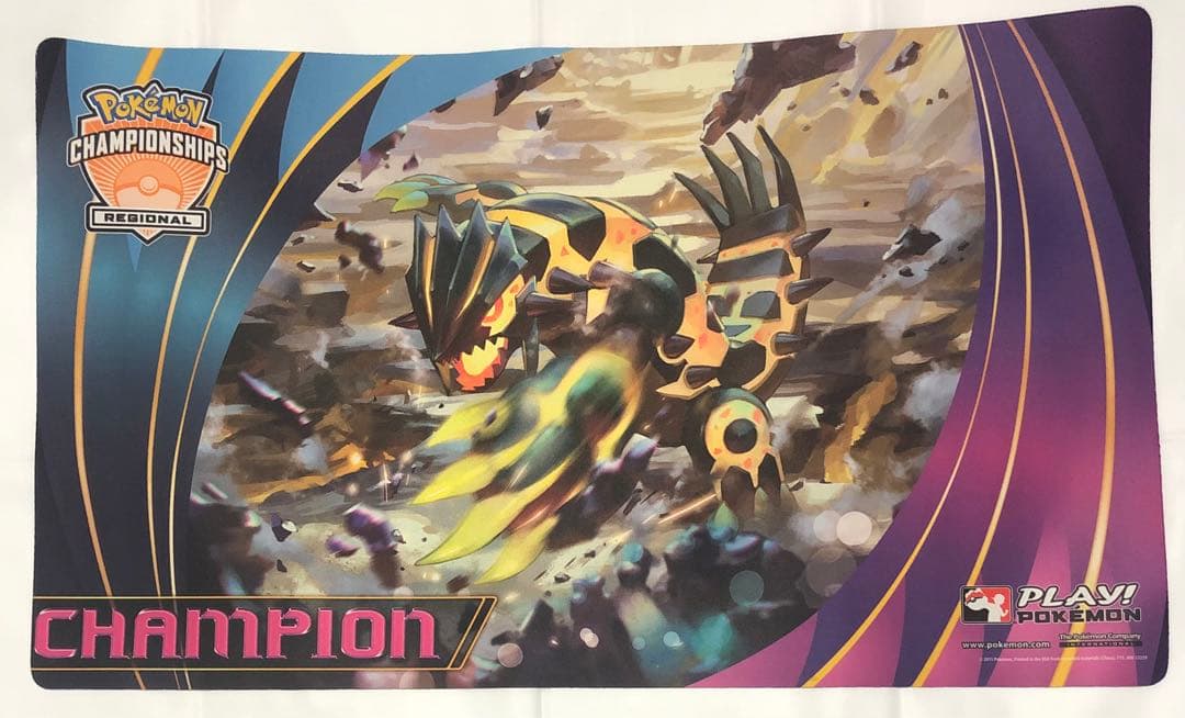 ポケモンカード プレイマット champion ゲンシグラードン 英語版 海外