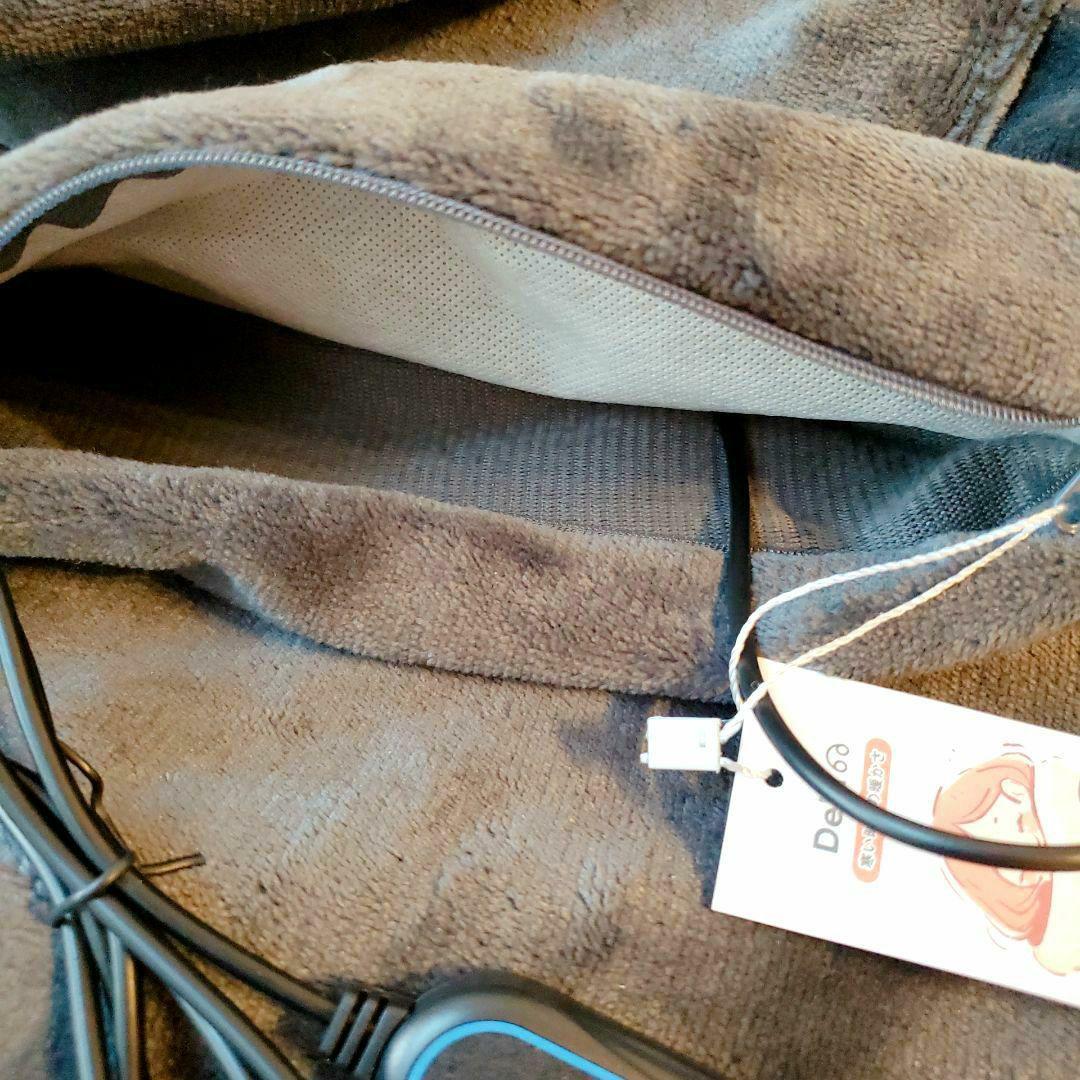 ✨大人気✨　電気毛布　USB　膝かけ　膝掛け　大判　ブランケット　グレー　真冬