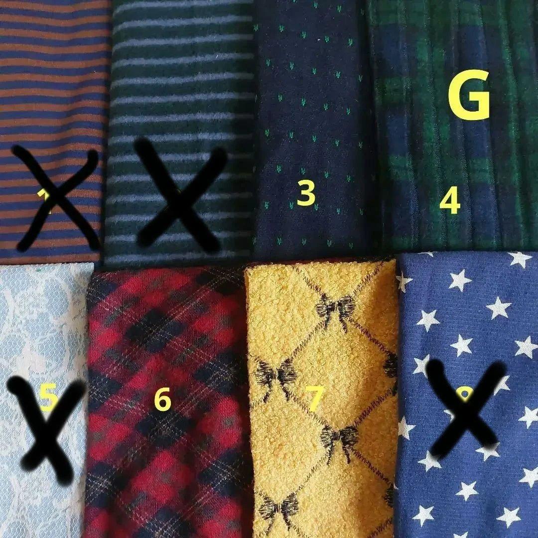 秋冬物オーダー用生地見本