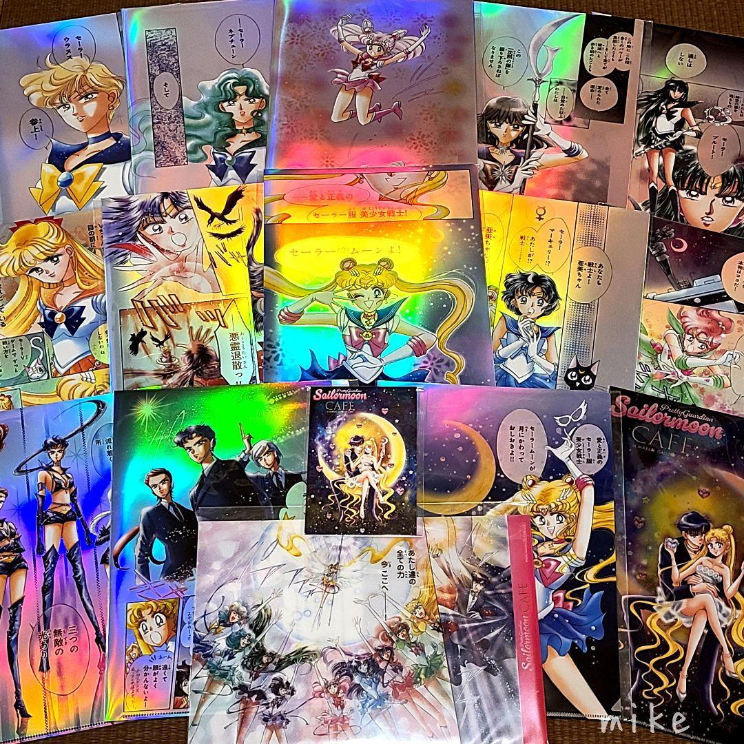 セーラームーンカフェ オーロラクリアファイル ポストカード ランチョンマット