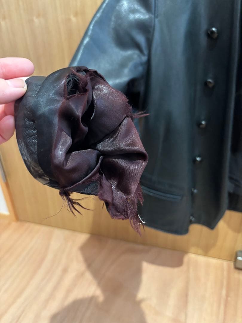 agnes b.　アニエスベー レザー　ナポレオン　レザージャケット　サイズ42