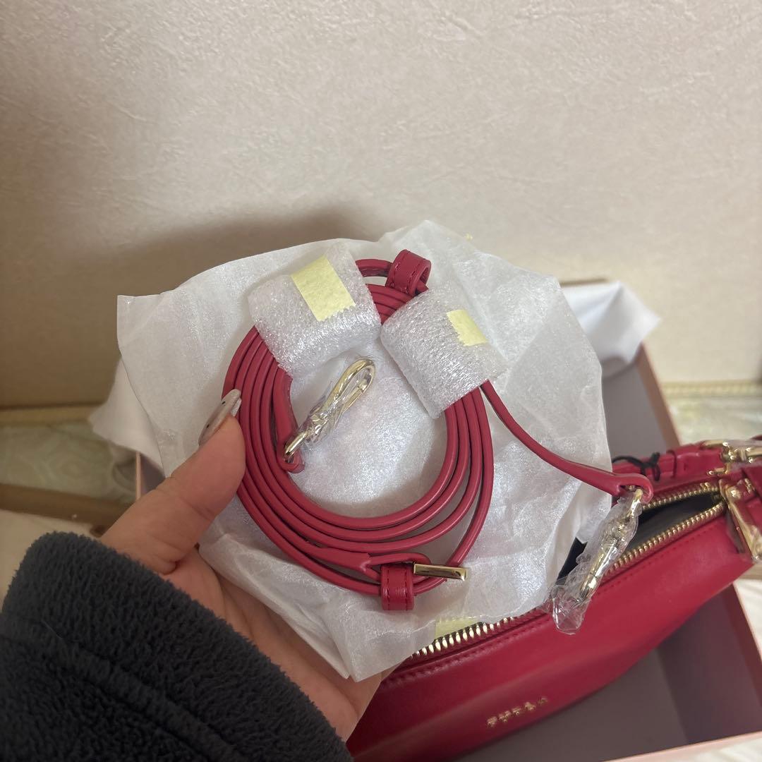 FURLA フルラ ショルダーバッグ ハンドバッグ レッド