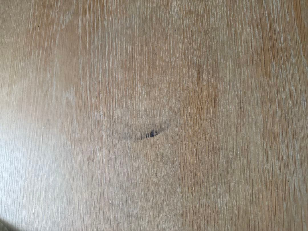 ナチュラルウッド×白脚 北欧風ダイニングテーブル（150×80×71cm）