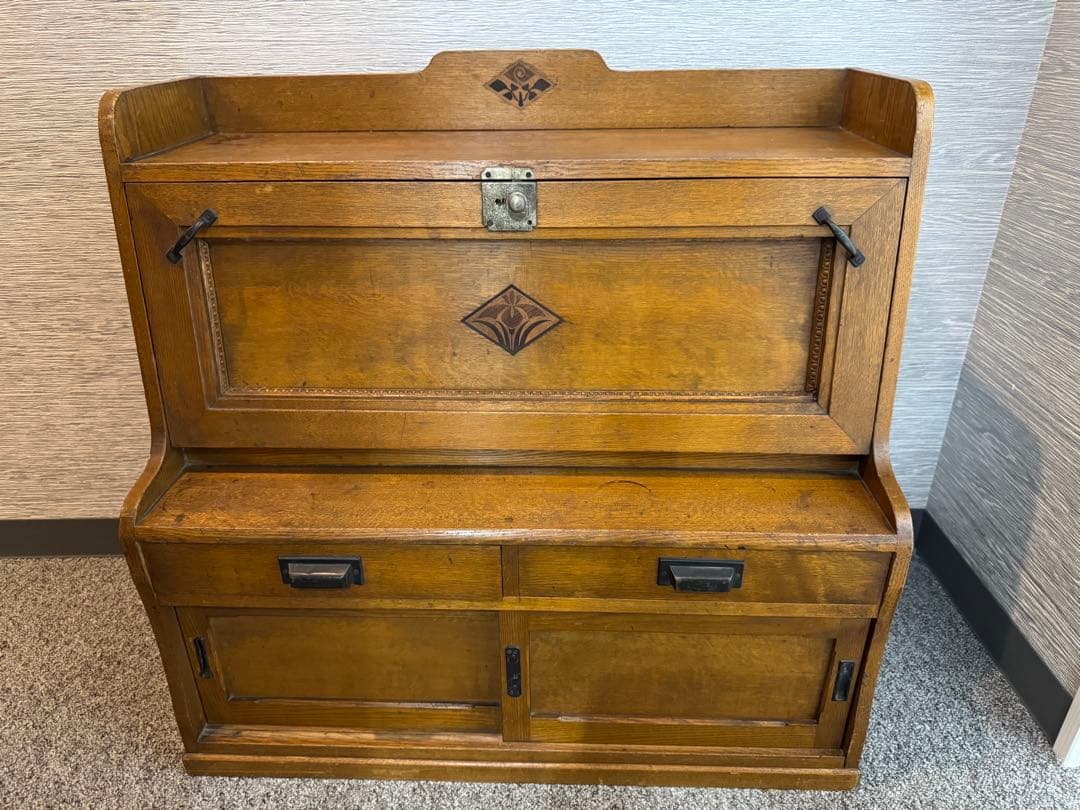 ライティングビューロー ライティングデスク　古家具　昭和レトロ