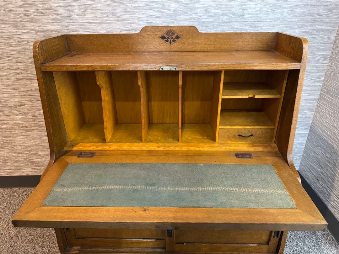 ライティングビューロー ライティングデスク　古家具　昭和レトロ