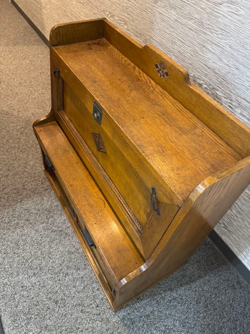 ライティングビューロー ライティングデスク　古家具　昭和レトロ