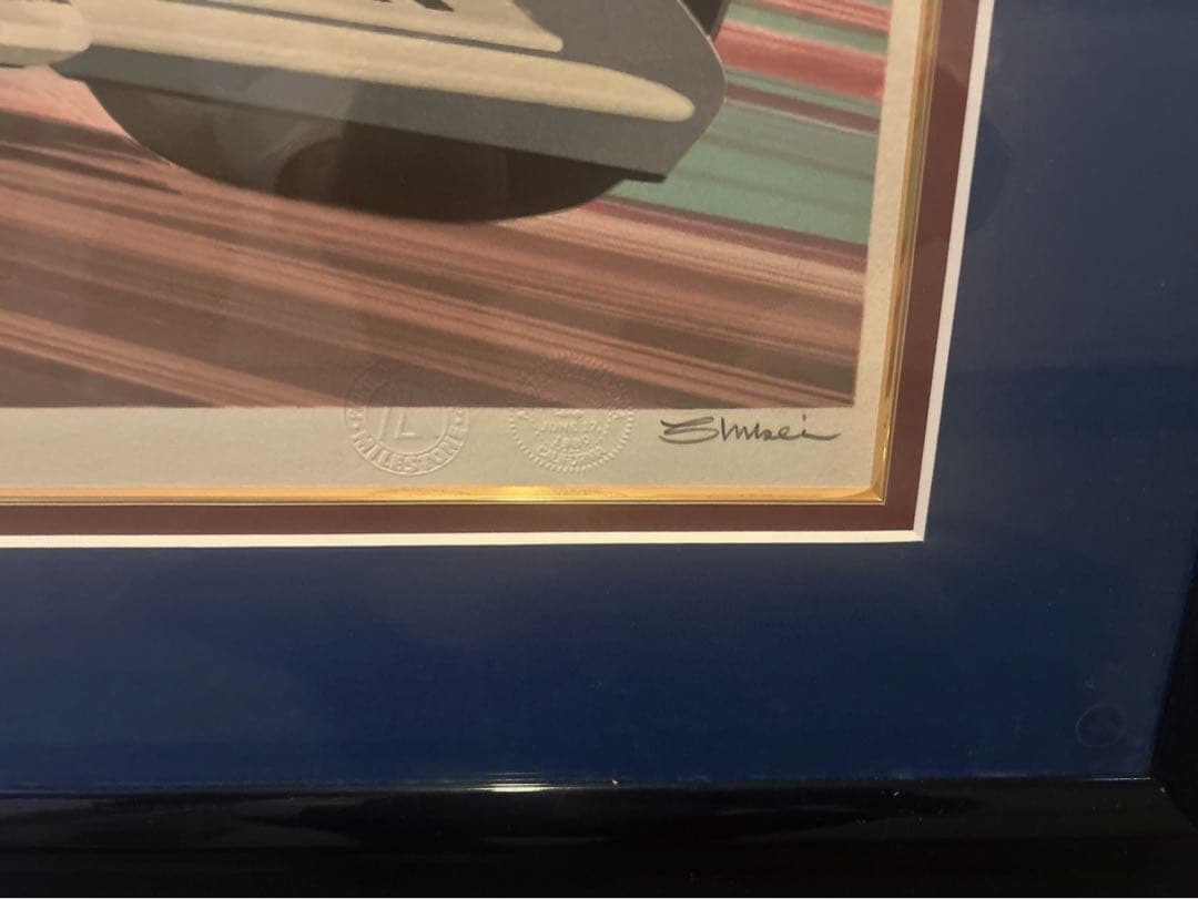 【セール中】長岡秀星 リトグラフ 『栄光への軌跡』 セナ直筆 限定128/290